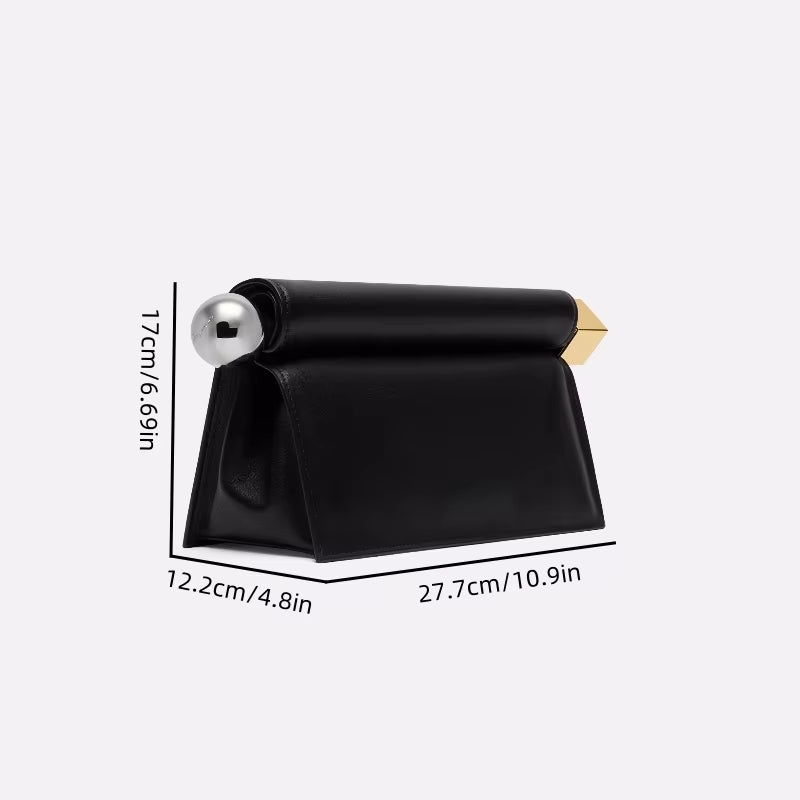 Luxury Designer Handbag for Women, New Fashion Take-out Clutch with Metal, Dreses Purses Prom Bag for Ladies, Premium Style