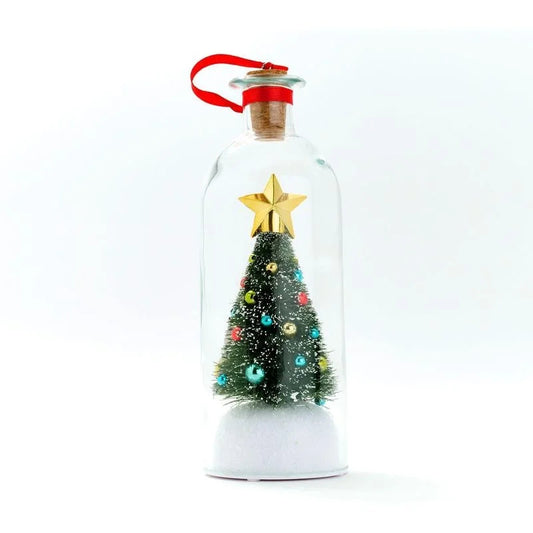 Special Novelty Mr. Christmas Christmas Tree Message In A Bottle