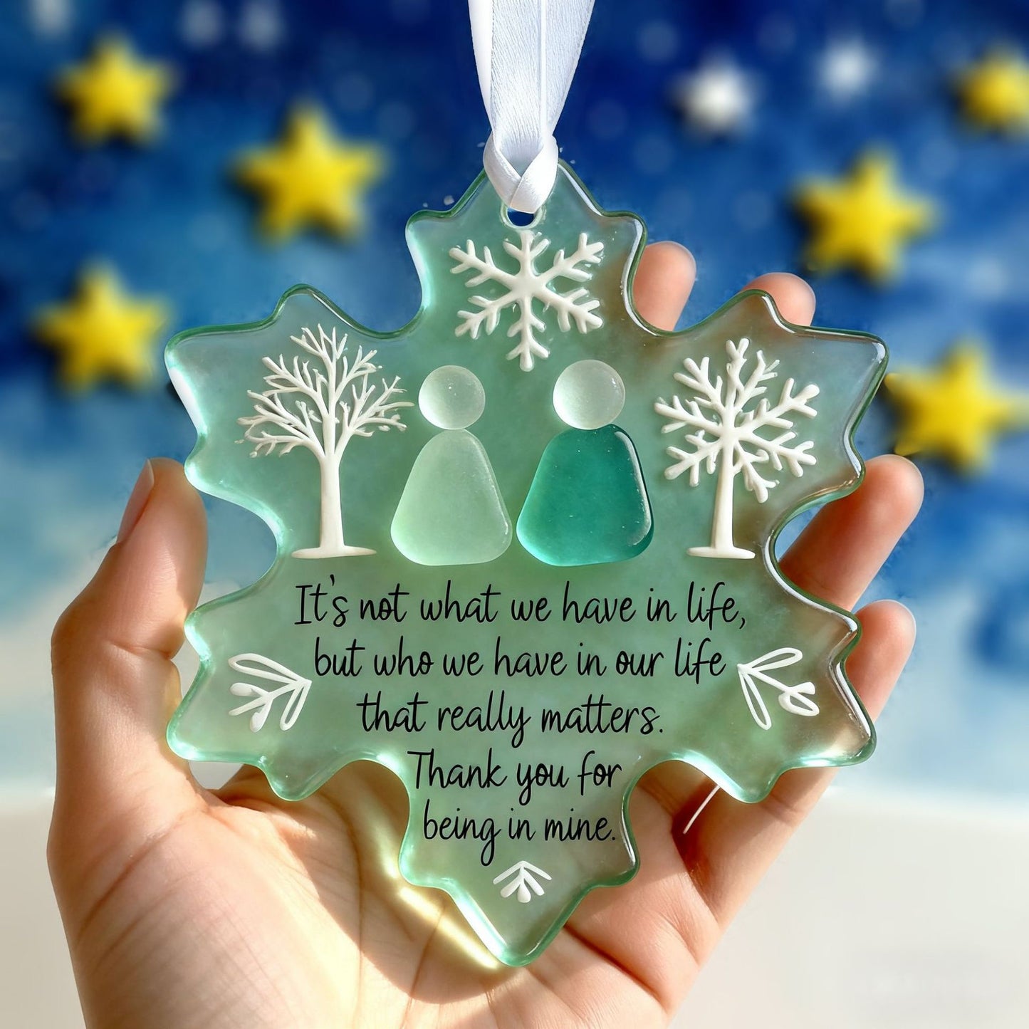 Handmade Art  3D Novelty Accent snowflake